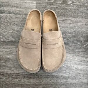 Birkenstock Taupe Naples Wrapped